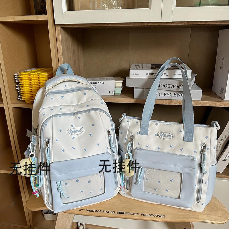 Школьная сумка One Star Pain Bag Студенческая школьная сумка Легкий рюкзак Студент колледжа Большая вместимость Школьный рюкзак для старших и средних классов