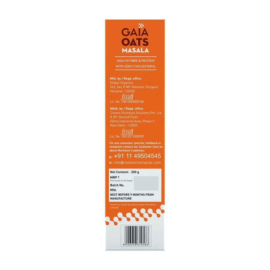 Овсяные хлопья Масала (200 г), Oats Masala, Gaia