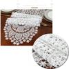 Lace Table Runner Luxury White Wedding Place Tables Runner Home Table Embroidery Hollow Romance TableCover Table Mat Decoration