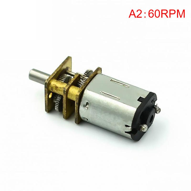 Micro N20 Gear Motor Slow Speed Metal Gearbox Reducer Electric Motor Diy Toy