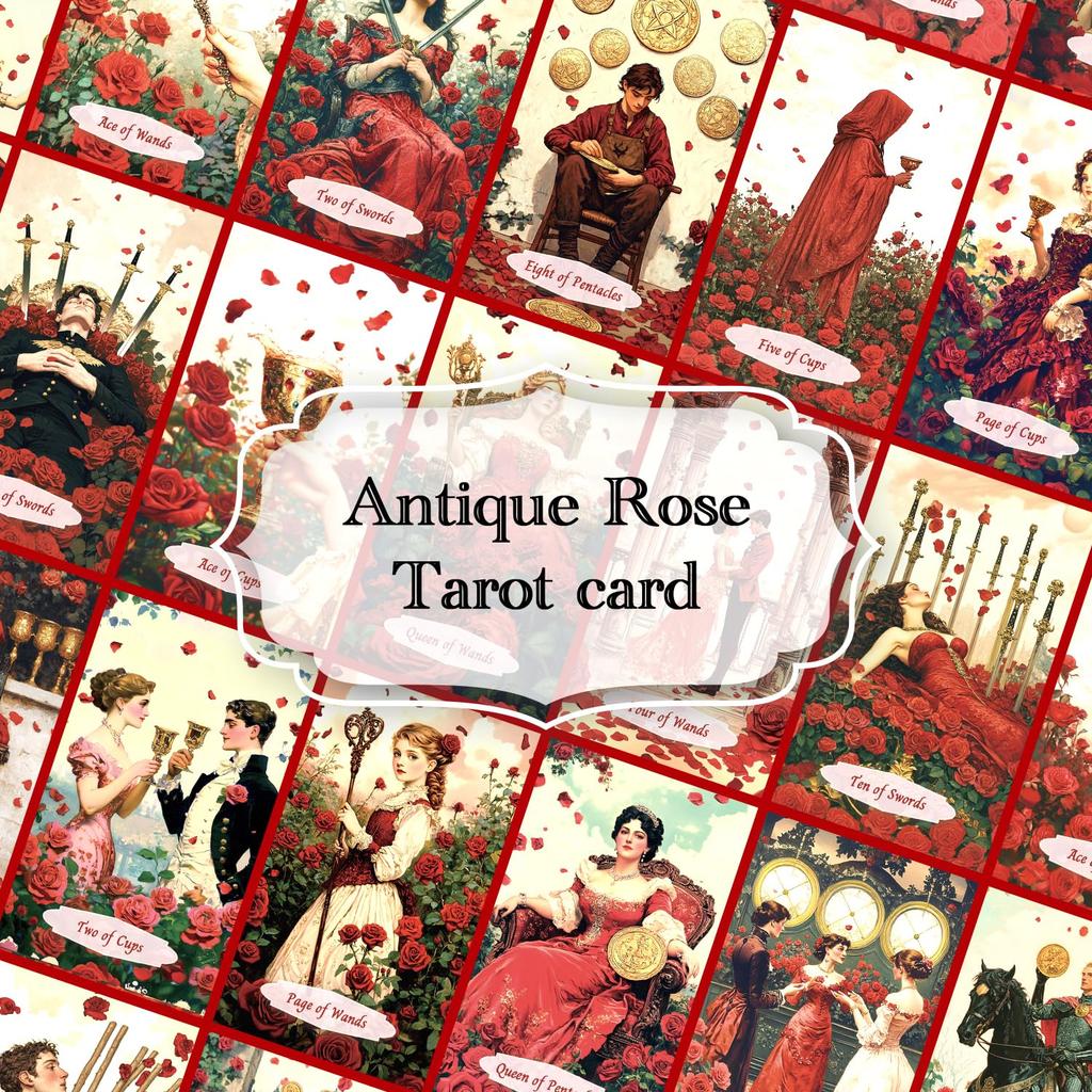 [Officially Imported, Limited Quantity] Antique Rose Tarot Antique Rose Tarot Cards [Tarot]