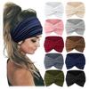 Women's 18CM Widened Yoga Elastic Running Headband Sports Sweat Absorber