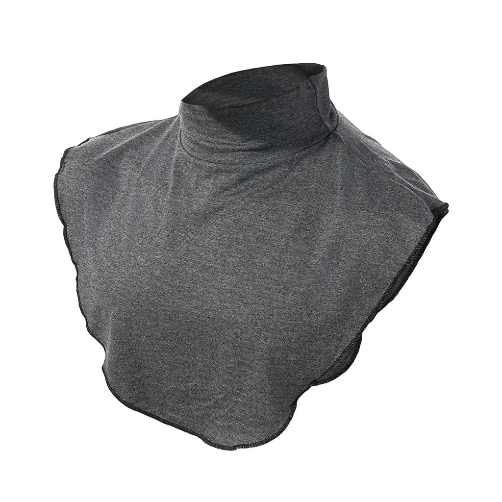 Women Muslim Modal Fake False Collar Islamic Hijab Extensions Turtleneck High Neck Cover Warmer Half Tops Hijab Scarf Crop Wrap
