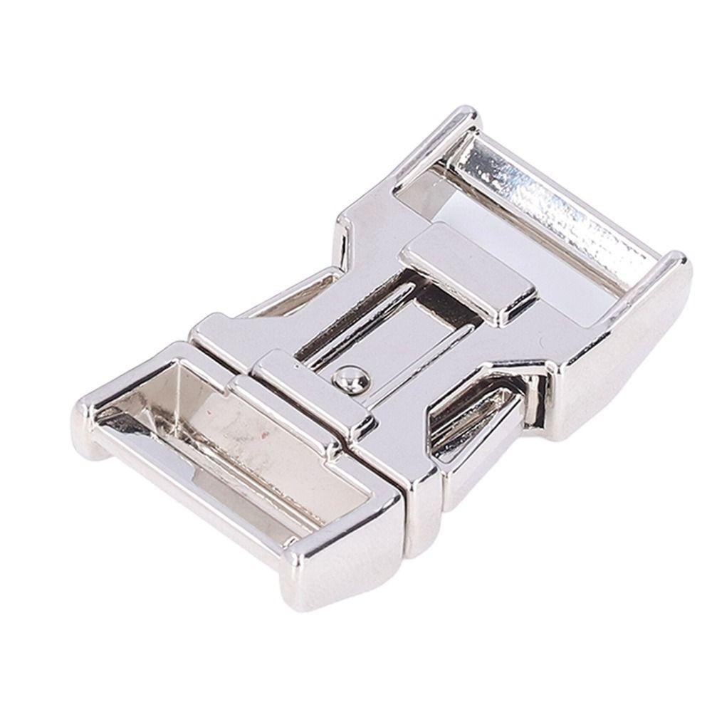 4pcs Glossy Finish Quick Release Clip Zinc Alloy Belt Buckle Metal Buckle For DIY Craft