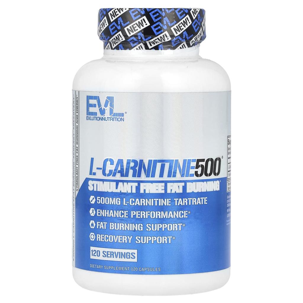 L-Carnitine500®, 500Mg, 120 Capsules