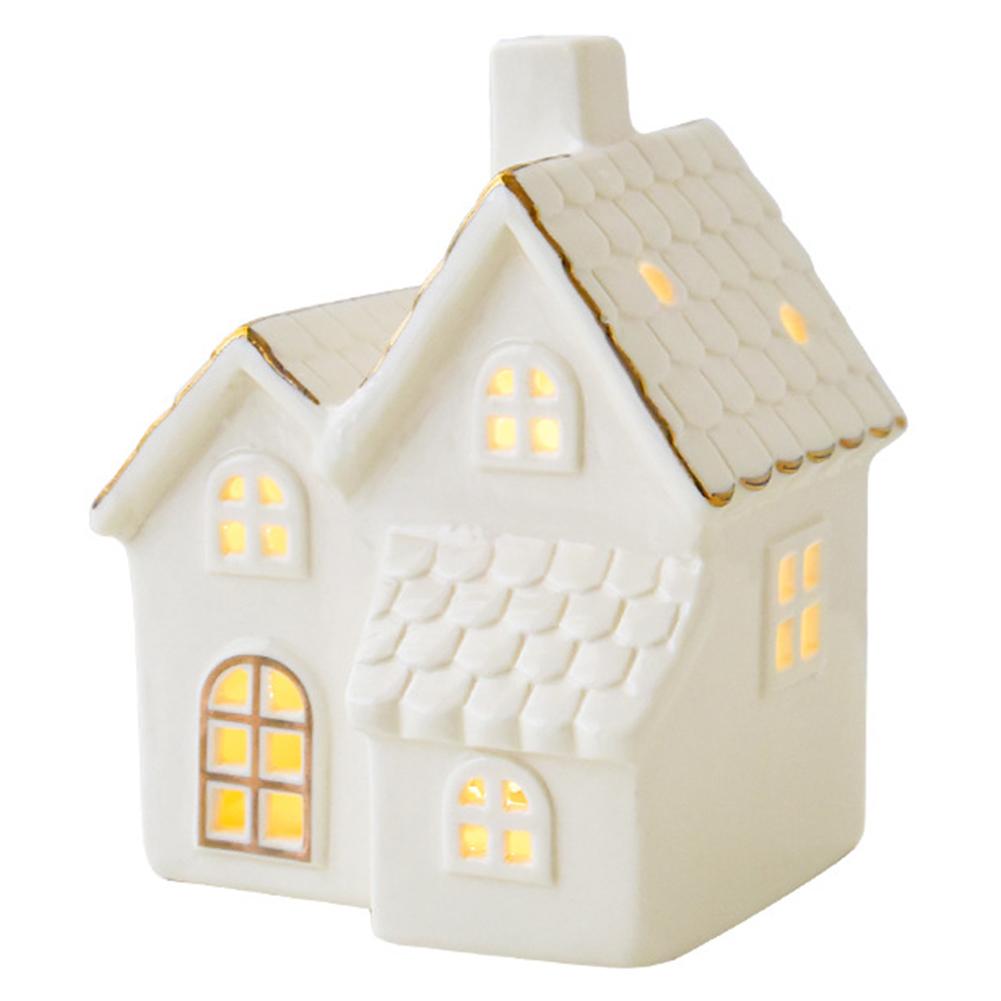 Button Battery Christmas Tree Ornaments Christmas Ambiance 6cm Diameter Personalized Holiday Touch Warm Illumination