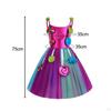 Candy Dress for Girls Lollipop Tulle Princess Up Carnival Festival Cosplay
