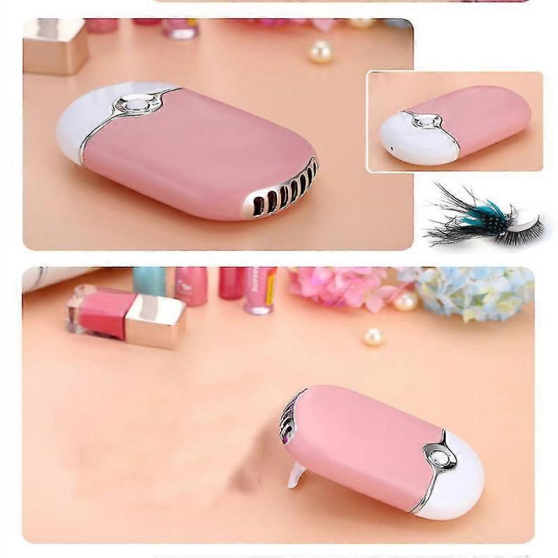 Nail Dryer Usb Charge Mini Fan False Eyelashes Blow Dryer Portable