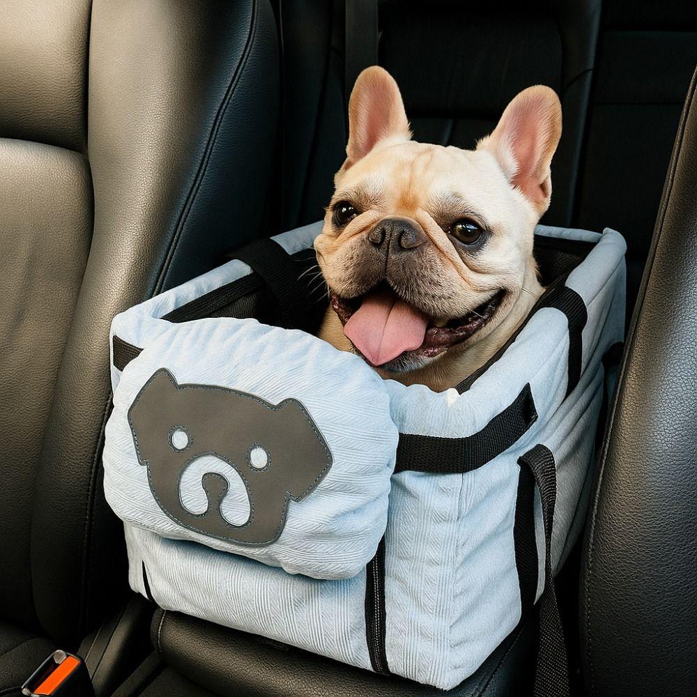 Multifunction Large Capacity Pet Car Seat Breathable Adjustable Harness Car Safety Seat Foldable Pet Car Luggage Travel