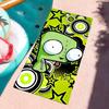 Мультяшное полотенце I-Invader Z-Zim Спортивное Быстросохнущее Туристическое Снаряжение для Кемпинга Песозащитное Мягкое Легкое Большое Пляжное Полотенце