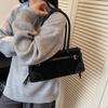 Retro Niche Large Capacity 2025 Autumn New Light Luxury Niche Underarm Bag Tote Bag Korean Solid Color Shoulder Bag