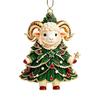 2D Flat Goat Pendant Artificial Rhinestone Goat Bag Charm  Backpack Decoration