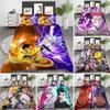 Anime HUNTER HUNTER Printed Bed Set Duvet Cover Pillowcase Bedding Set Linen Sheet Quilt Cover Full Queen King Size Home Textile