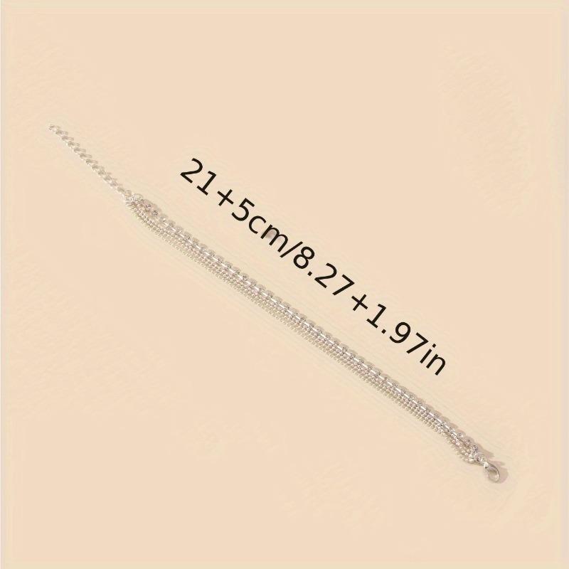 Цельный богемный 3-слойный браслет на ногу, винтажный многорядный женский аксессуар для лодыжки