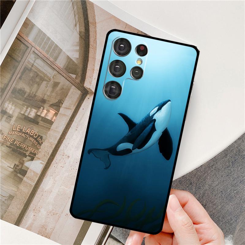 Косатки Косатка Чехол Для Samsung Galaxy S23 S22 S21 Ultra Note 20 S8 S9 S10 Note 10 Plus S20 FE Задняя Крышка