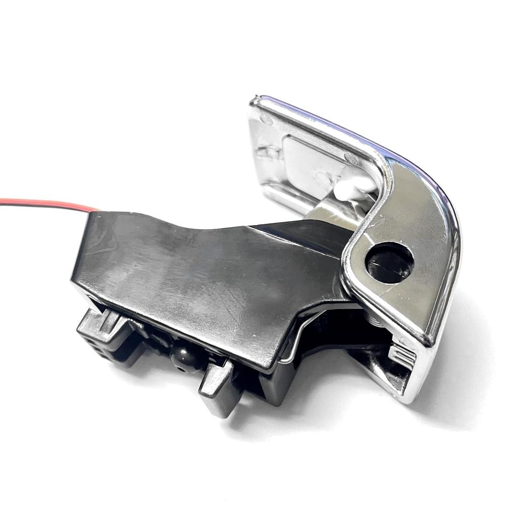 CGP Blue LED Hood Release Lever for JF5, JF6, and NBOX (Chrome Plated) CGP-HD09-H7301A