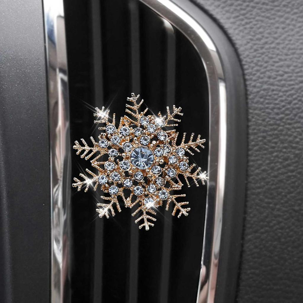 Водяной бур Снежинка Автомобильный кондиционер Розетка Духи Зажим Автомобильные духи Аксессуары для интерьера Рождественские украшения с ароматом