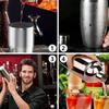 350/550/750ml Stainless Steel Multi Capacity Shaker Cup Cocktail Shaker Barware  Cocktail Wine Mixer bartender tools