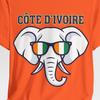 Ivory Coast Elephant Shirt Côte d Ivoire Flag Tees