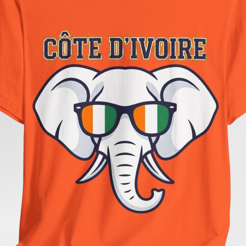 Ivory Coast Elephant Shirt Côte d Ivoire Flag Tees