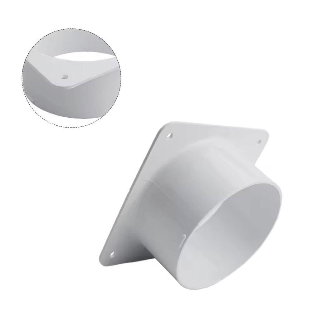 Plastic Vent Pipe Adapter Flange Connector Air Vent Duct Connector Flange Exhaust Air System