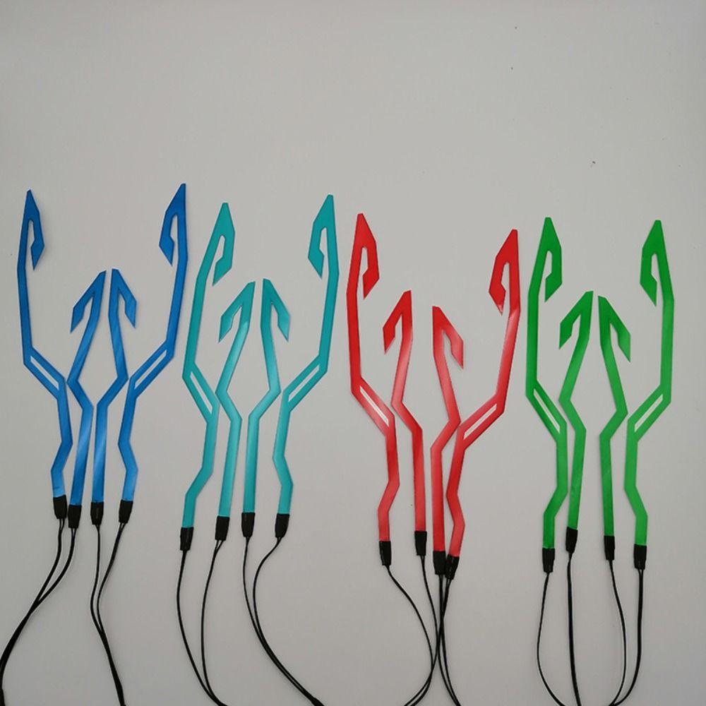 6 цветов полоса для шлема EL наклейка светодиодная полоса для шлема мотоциклетный фонарь для ночной езды аксессуар водонепроницаемый светодиодный холодный свет