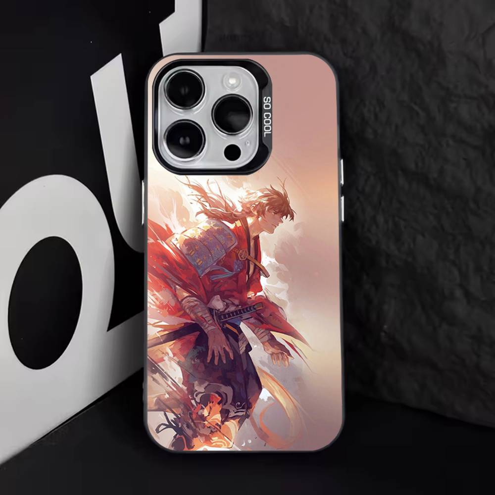 Чехол для телефона K-Kabaneri Железная крепость для iPhone 16,15,14,13,12,11,8,7,Pro,Max,Plus,Mini,XS,SE Противоударный Черный Матовый Жесткий