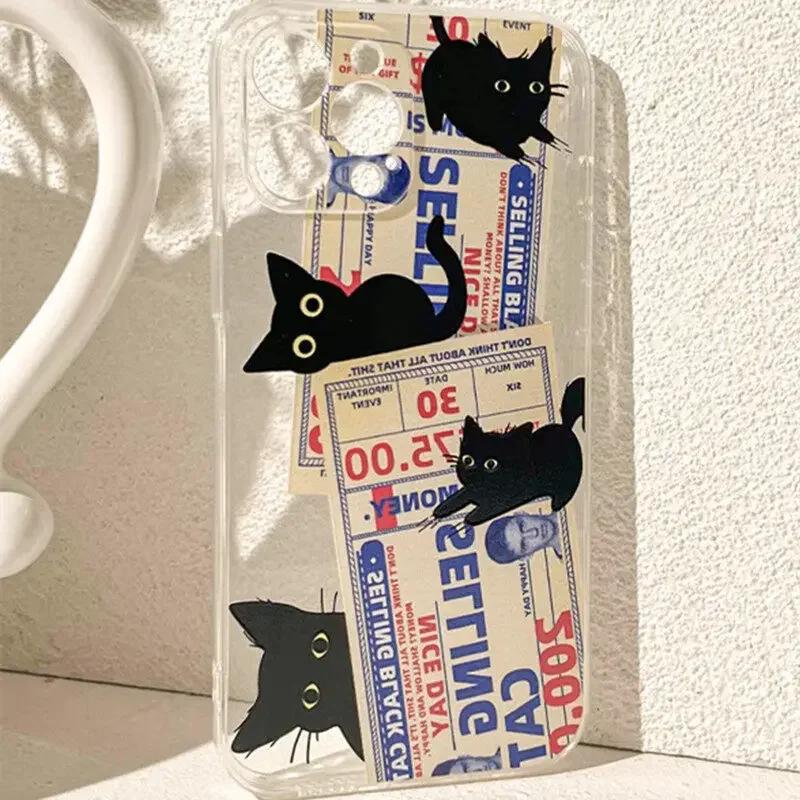 Чехол Doodle Angry Cat для Samsung Galaxy S25 S24 Ultra S23 S22 Plus S20 FE A56 A16 5G A15 A26 A36 A55 A35 A34 A54 Парный чехол