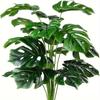 1 шт. Яркие искусственные листья пальмы - реалистичная зелень с тропическими искусственными листьями, идеально подходит для гостиной, спальни, домашнего декора