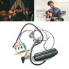 Prewired Guitar Sound Hole Dual Rail Single Coil Pickup Wiring Harness Sets for Electric Cigar Box Guitar Parts DIY Kits