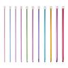 YBGGJO Crochet Hooks, 11-Piece Set, Aluminum Hooks for Knitting, Sweaters, Scarves, DIY Crafts, Colorful