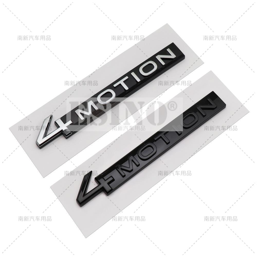 AABIP1 Car Styling 4Motion 3D Rear Trunk Fender ABS Chrome Zinc Alloy Emblem Badge Decal for Volkswagen Tiguan Touareg Tayron