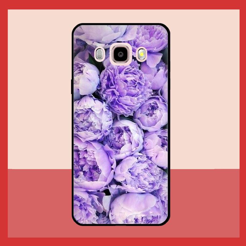 Элегантный чехол с цветком пиона розово-фиолетового цвета для Samsung Galaxy J3 J5 J7 2017 A3 A5 J1 2016 A7 A9 J8 A6 A8 J4 J6 Plus 2018 Coque