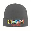 Gorillaz Rock Knitted Hat Women's Unisex's Beanie Autumn Winter Hat Acrylic Music Crochet Melon Cap