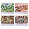 2026 Calendar DIY Diamond Painting Art Kit Diamond Painting Calendar Set DIY Diamond Art Desk Calendar for Home Office