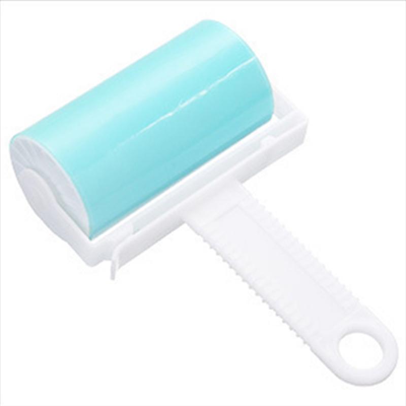 Sticking Device Reusable Washable Clothes Fluff Clothes Dust Remover Roller Cleaner Lint Sticky Picker Pet Hair Remover  Handmade