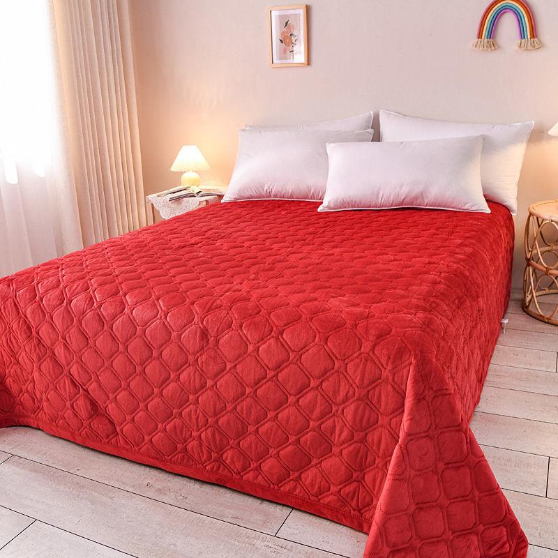 Одеяла из кораллового флиса Стеганые нескользящие двухслойные фланелевые одеяла Теплые одеяла Одеяла для отдыха Одеяла для кондиционирования воздуха