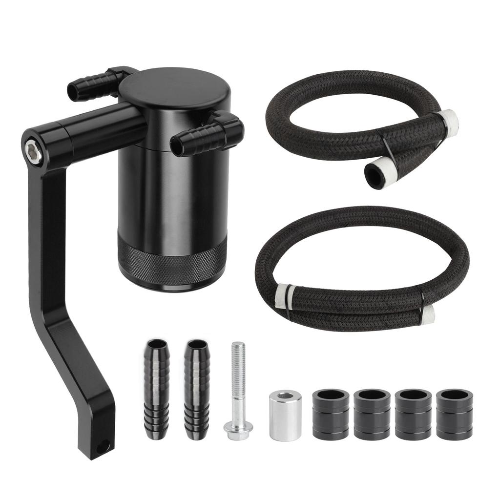 Oil Catch Can Tank 5.7 HEMI Z-Bracket Billet Catch Can for 2011-2021 6.4L Dodge Charger Challenger Chrysler300 Air Oil Separator