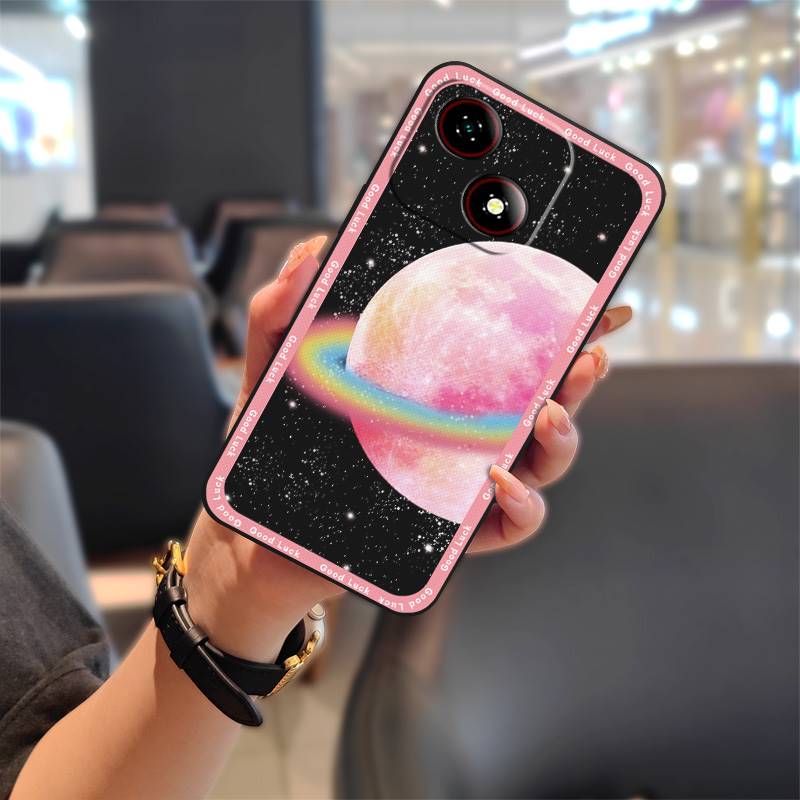 Back Cover Cute Phone Case For ZTE Blade A35E Anti-knock Cartoon Full Wrap Phone Protector Shockproof TPU Anti-dust
