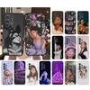 Чехол для телефона Samsung A55 A15 A54 A52 A33 A34 A35 A25 A05s A05 A22 A24 M34 M54 M23 M14 Певица Поп-звезда Ариана Гранде Ракушка