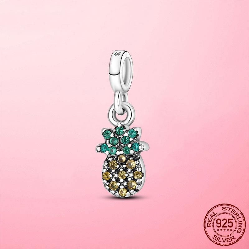 925 Silver My Love Starfish Flamingo Pendant Charms Fit Original Original Me Bracelet DIY Bead Jewelry For Women