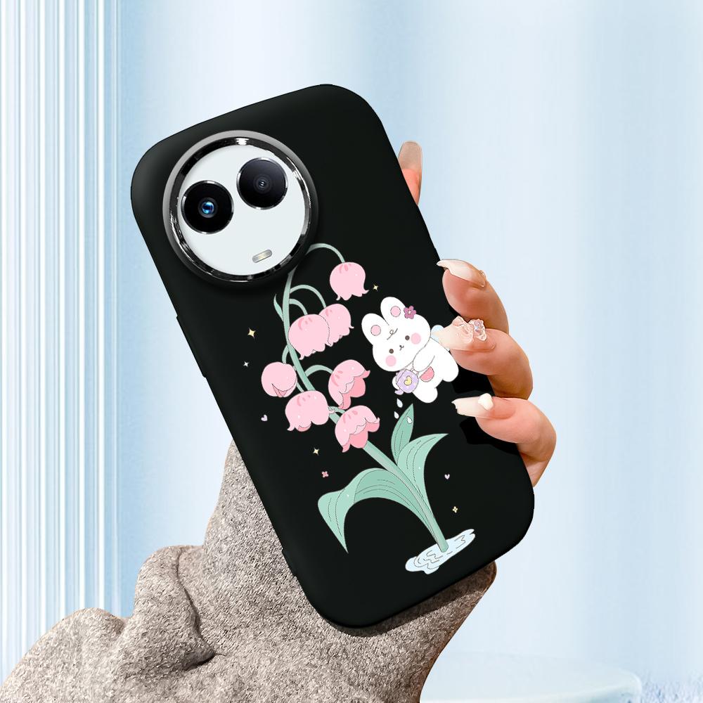 Solid Color Silver Edge Lens Fatty Casing Soft TPU Liquid Silicone Cover Shockproof Phone Case for OPPO Reno Realme OnePlus