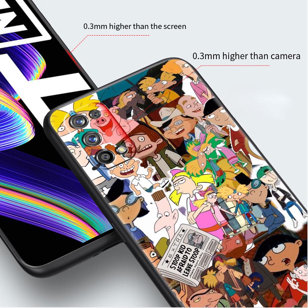 Чехол для телефона Realme 8 6 7 5 Pro C3 C21Y C15 C21 8i XT GT Master Neo2 Neo3 C35, черный силиконовый чехол с рисунком «Эй, Арнольдс»