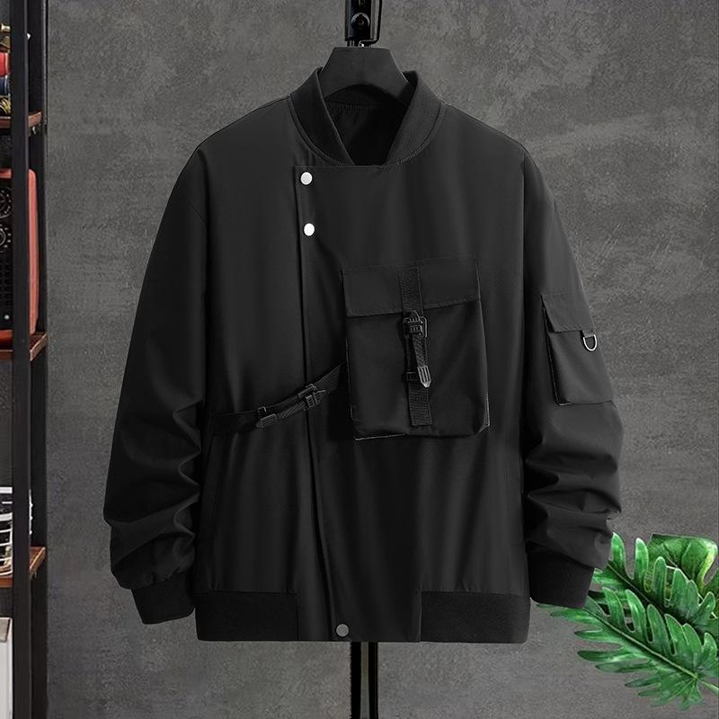 L-9XL Весенне-осенняя куртка Мужская куртка Инструментальная куртка Плюс размер Свободное пальто