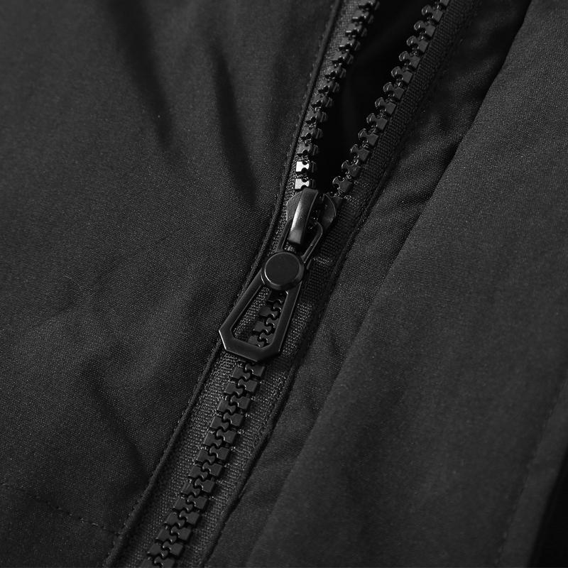 Большие размеры S-8XL Зимние безрукавки парки Мужская верхняя одежда Водонепроницаемая Модная Мужской теплый жилет с капюшоном