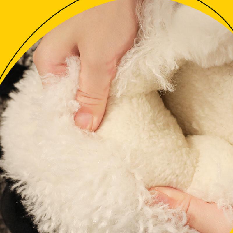 Fashion Fluffy Hairy Animal Lamb Slippers Indoor Home Sandalias Mujer Girls Cute Animal Cartoon Fuzzy Mules 2024 Designer Sheep Slippers