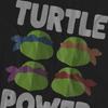 Teenage Mutant Ninja Turtles Unisex Adult Turtle Power Faces T-Shirt