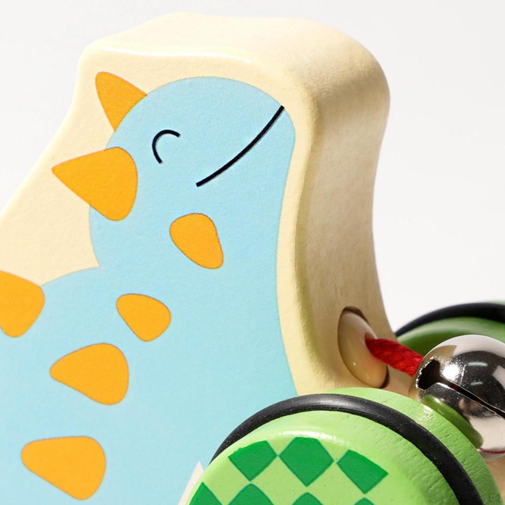 Игрушка-игрушка «Животное, толкающее и тянущее» для детей, сделанная вручную из дерева