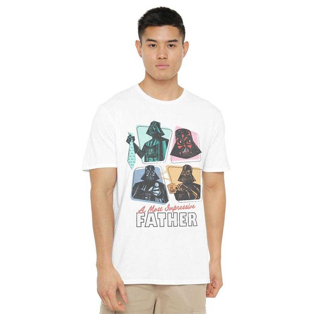 Star Wars Unisex Adult A Most Impressive Father T-Shirt