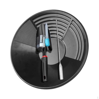 Набор для промывки золота из 5 предметов, лотки, портативный, для пляжа, идеально подходит для любителей, для разведки на обнаженных коренных породах